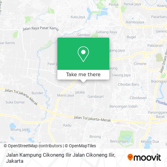 Jalan Kampung Cikoneng Ilir Jalan Cikoneng Ilir map