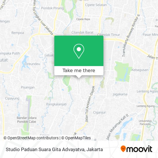 Studio Paduan Suara Gita Advayatva map