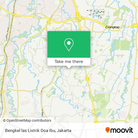 Bengkel las Listrik Doa Ibu map