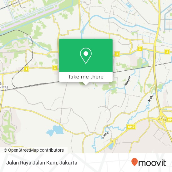 Jalan Raya Jalan Kam map