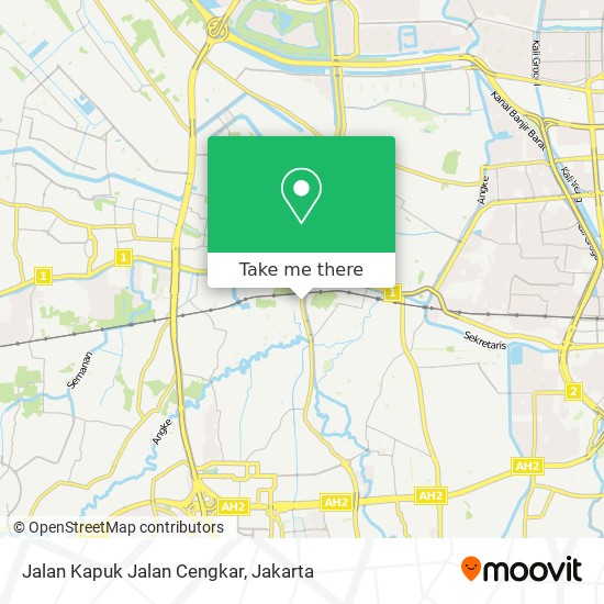 Jalan Kapuk Jalan Cengkar map