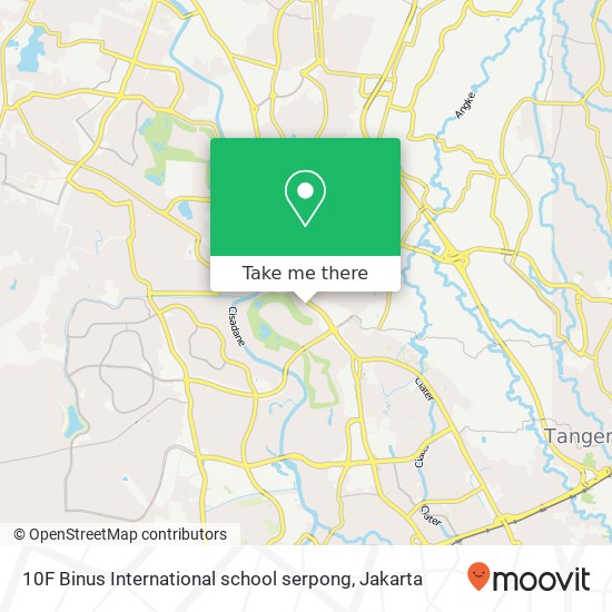 10F Binus International school serpong map