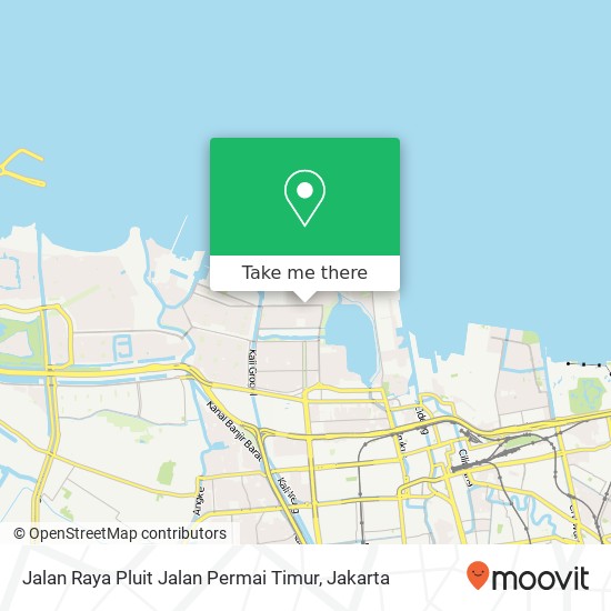 Jalan Raya Pluit Jalan Permai Timur map