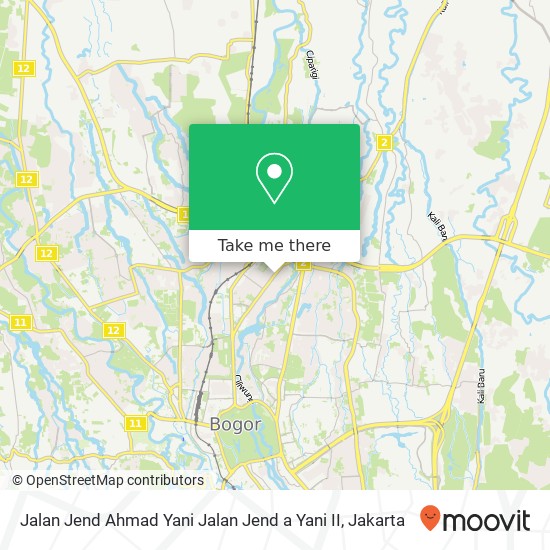 Jalan Jend Ahmad Yani Jalan Jend a Yani II map