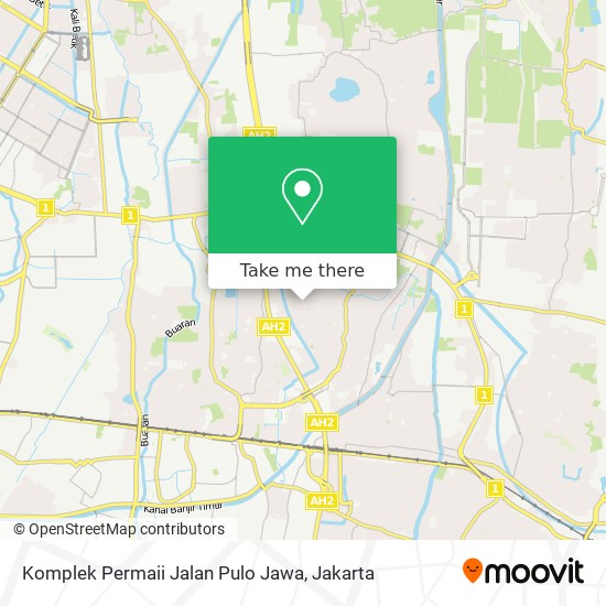 Komplek Permaii Jalan Pulo Jawa map