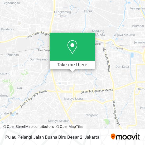 Pulau Pelangi Jalan Buana Biru Besar 2 map