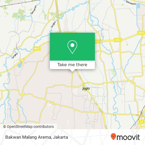 Bakwan Malang Arema map