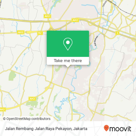 Jalan Rembang Jalan Raya Pekayon map