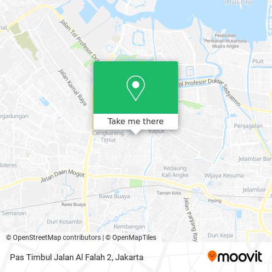 Pas Timbul Jalan Al Falah 2 map