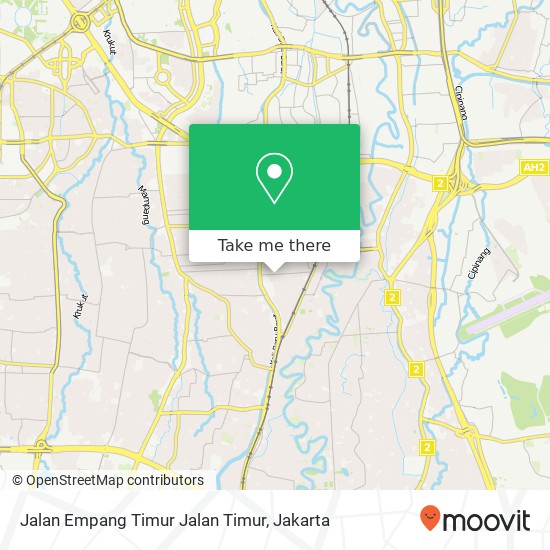 Jalan Empang Timur Jalan Timur map