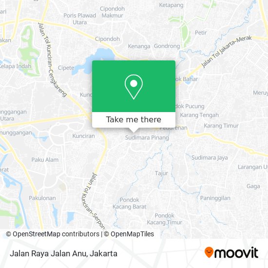 Jalan Raya Jalan Anu map