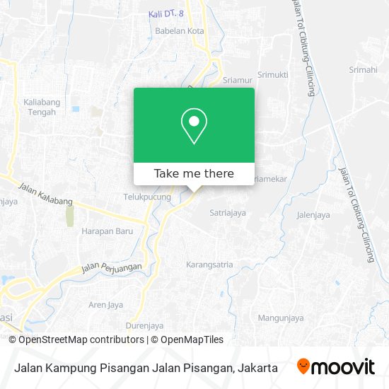 Jalan Kampung Pisangan Jalan Pisangan map