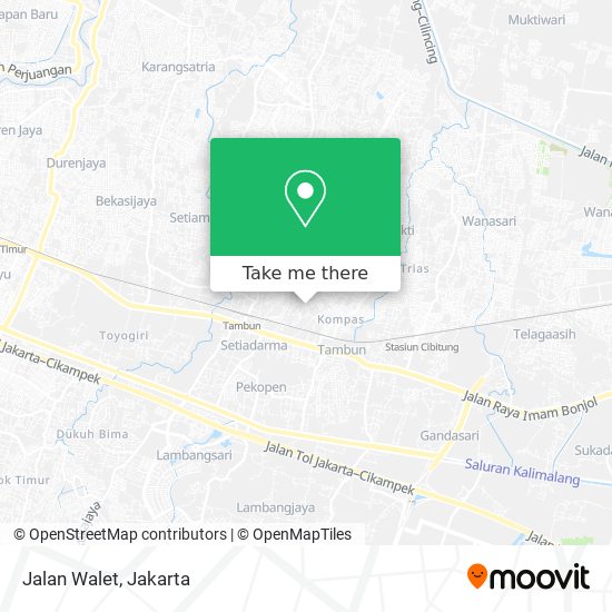 Jalan Walet map