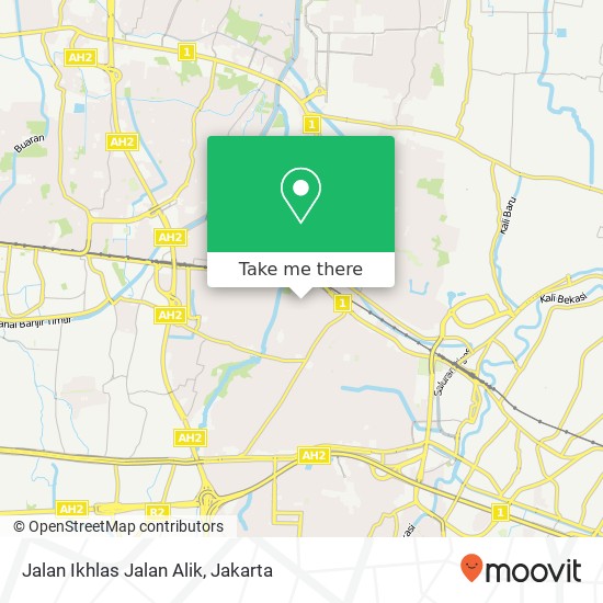 Jalan Ikhlas Jalan Alik map