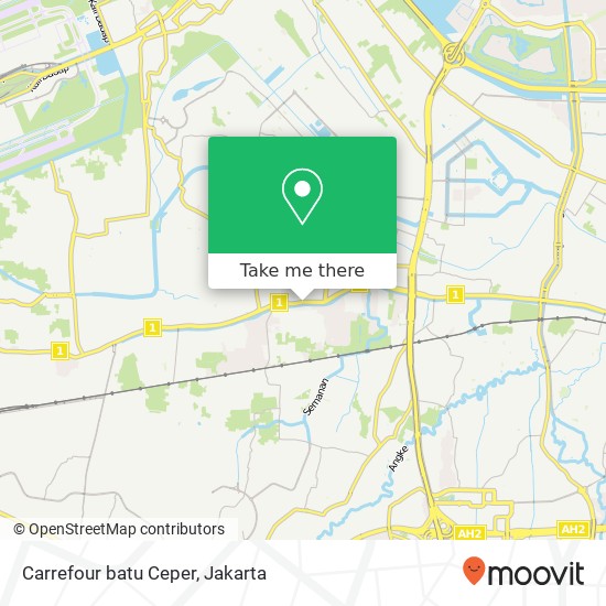 Carrefour batu Ceper map