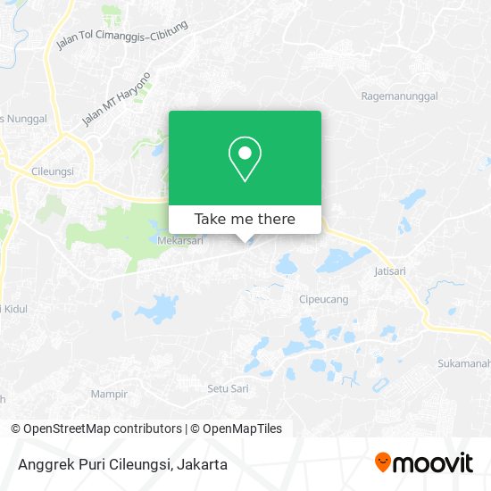 Anggrek Puri Cileungsi map
