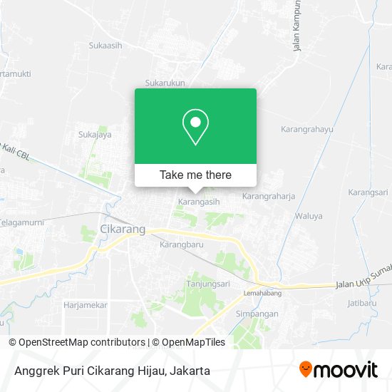 Anggrek Puri Cikarang Hijau map