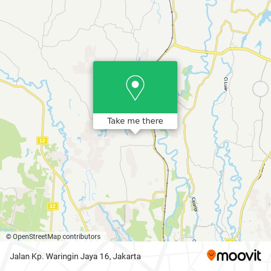 Jalan Kp. Waringin Jaya 16 map