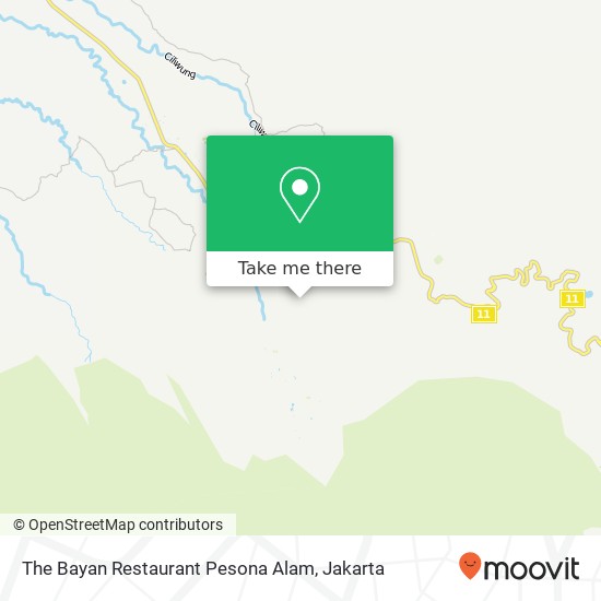 The Bayan Restaurant Pesona Alam map