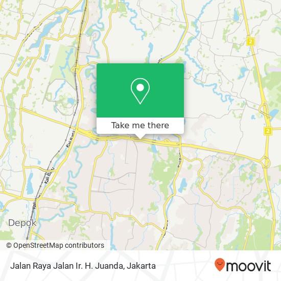 Jalan Raya Jalan Ir. H. Juanda map