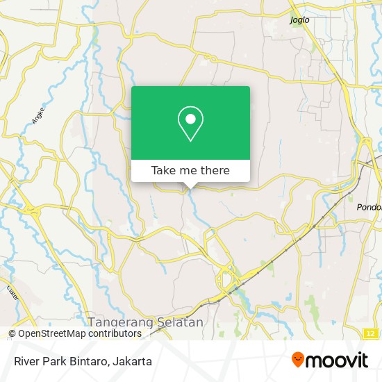 River Park Bintaro map