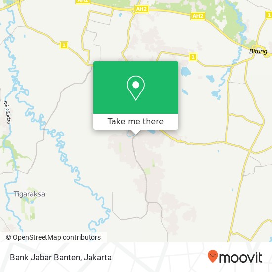 Bank Jabar Banten map