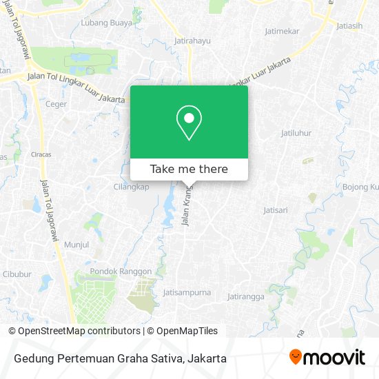 Gedung Pertemuan Graha Sativa map