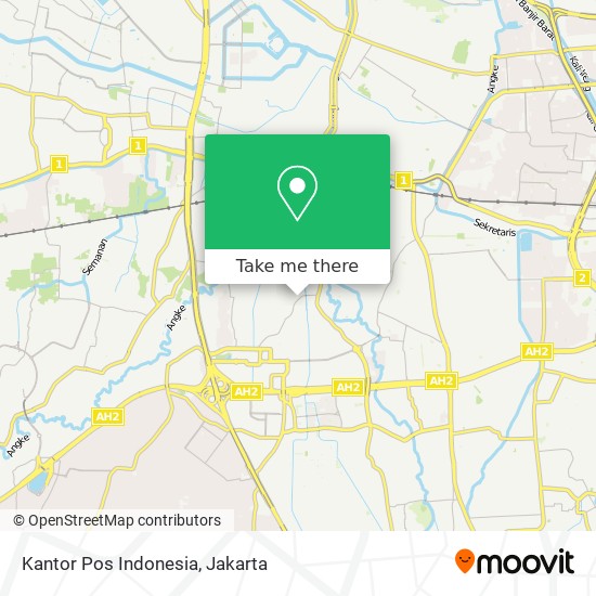 Kantor Pos Indonesia map