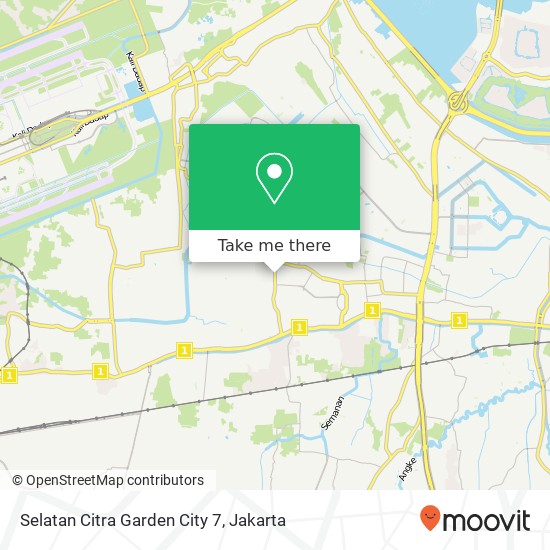 Selatan Citra Garden City 7 map