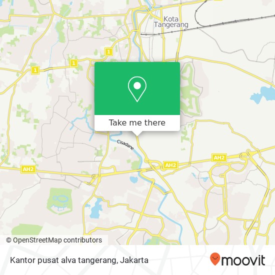 Kantor pusat alva tangerang map