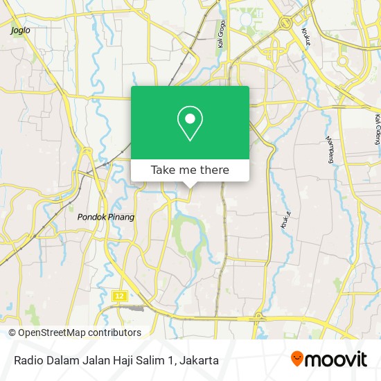 Radio Dalam Jalan Haji Salim 1 map