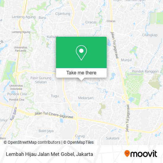 Lembah Hijau Jalan Met Gobel map