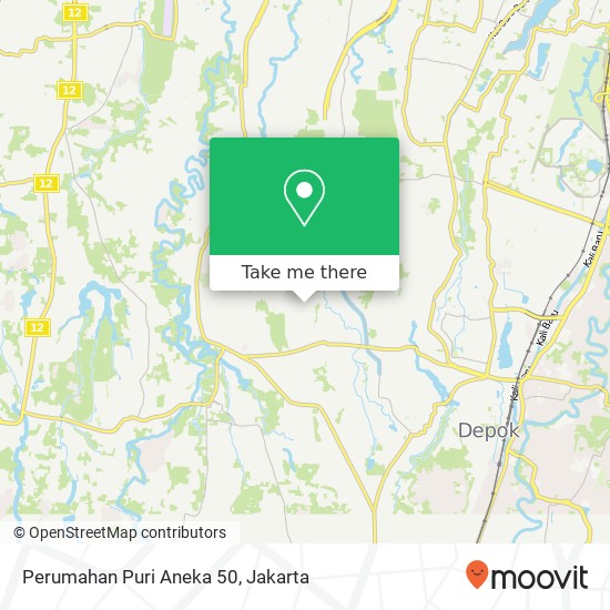 Perumahan Puri Aneka 50 map