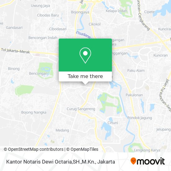 Kantor Notaris Dewi Octaria,SH.,M.Kn. map