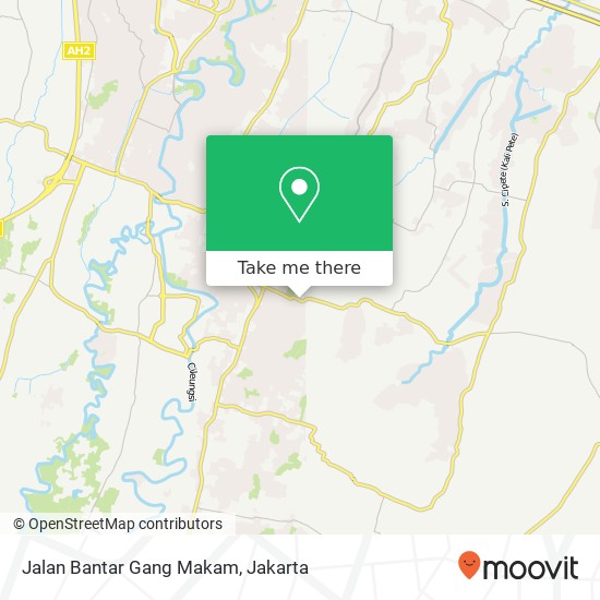 Jalan Bantar Gang Makam map