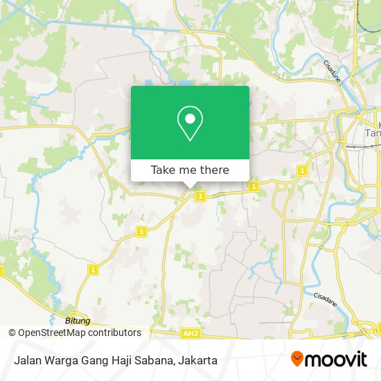 Jalan Warga Gang Haji Sabana map