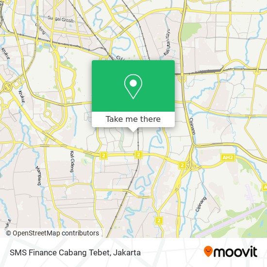 SMS Finance Cabang Tebet map