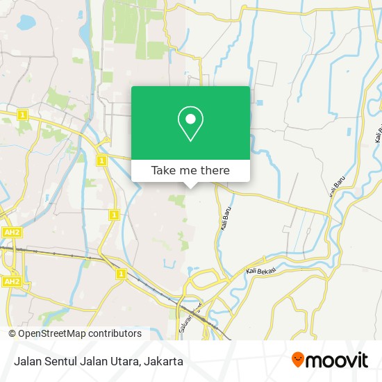 Jalan Sentul Jalan Utara map