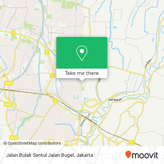 Jalan Bulak Sentul Jalan Bugel map