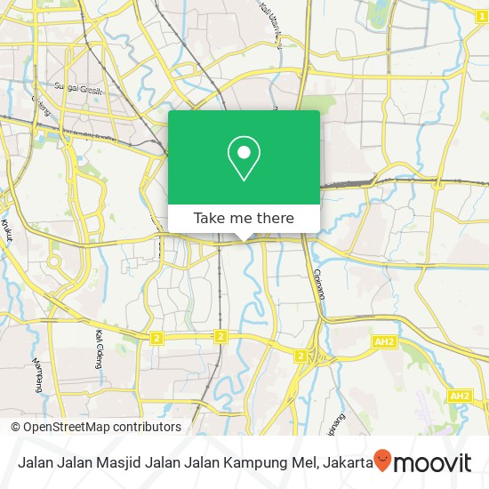 Jalan Jalan Masjid Jalan Jalan Kampung Mel map