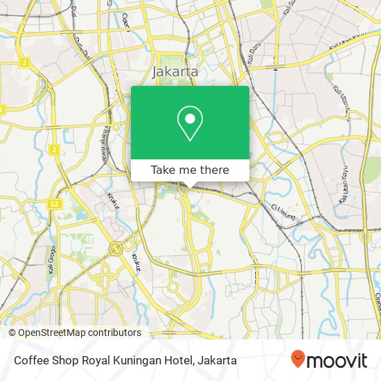 Coffee Shop Royal Kuningan Hotel map