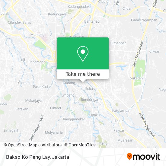 Bakso Ko Peng Lay map