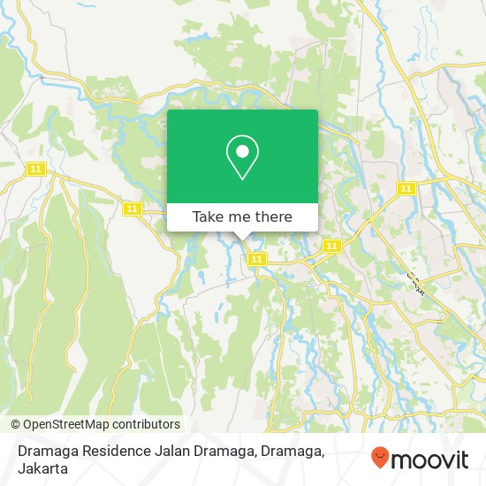 Dramaga Residence Jalan Dramaga, Dramaga map