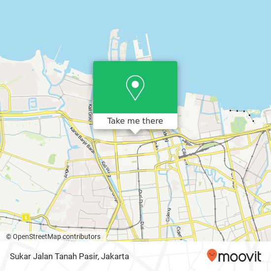 Sukar Jalan Tanah Pasir map