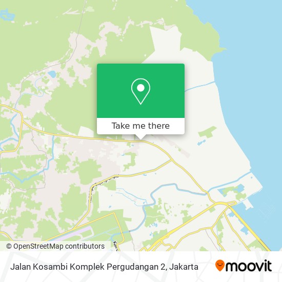 Jalan Kosambi Komplek Pergudangan 2 map