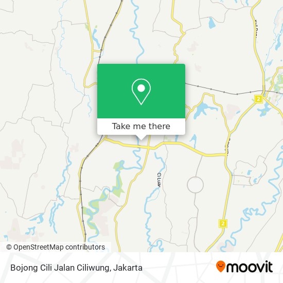 Bojong Cili Jalan Ciliwung map