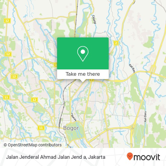 Jalan Jenderal Ahmad Jalan Jend a map