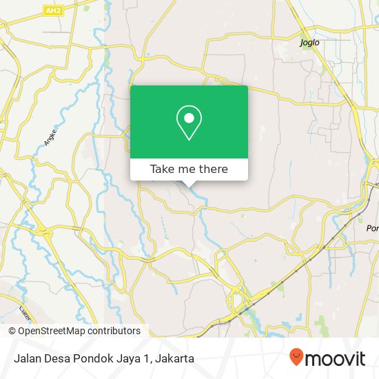 Jalan Desa Pondok Jaya 1 map