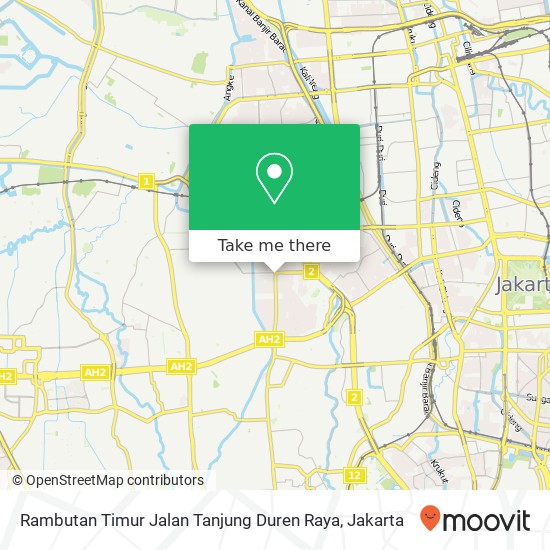 Rambutan Timur Jalan Tanjung Duren Raya map