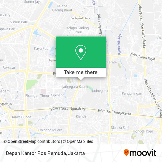 Depan Kantor Pos Pemuda map